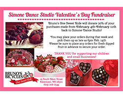 Simone Dance Studio Valentine’s Day Fundraiser